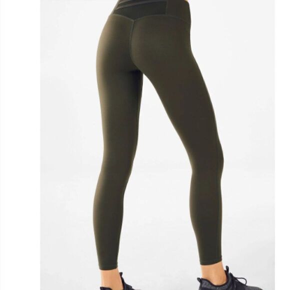 FABLETICS Trinity Motion365 High Waisted Legging Olive Green Size Medium - Picture 1 of 10